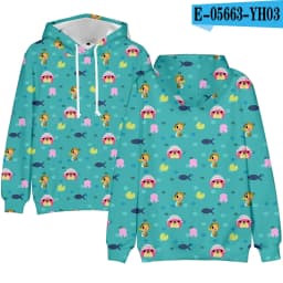 Hoodies men Animal Crossing 3D Sweatshirts Women pullover Cartoon Game Harajuku Funny Student's Hooded Spring/Autumn Tops