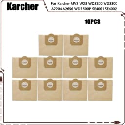 Replacement Dust Bag Hepa Filter For Karcher MV3 WD3 WD3200 WD3300 A2204 A2656 WD3.500P SE4001 SE4002 Vacuum Cleaner Parts