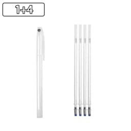 4-40Pcs High Temperature Disappearing Fabric Marker Pen Erasable Refill Pens For Patchwork Fabric PU Leather Mark Sewing Tools