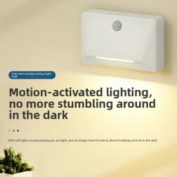 Intelligence Motion Activated Wall Light 2200mAh USB-C Fast Charge 3 Brightness Multi Device Link Indoor Outdoor Linkage