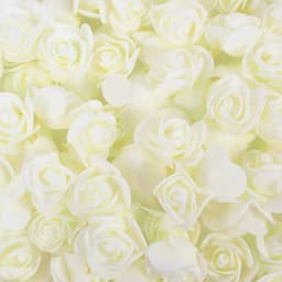 50/100/200Pcs 3.5cm PE Foam Rose Head Artificial Flower For Wedding Birthday Party Home Decor DIY Bear Rose Valentines Day Gifts