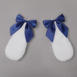 Adorable Plush Bunny Ears Hairpin Soft Cute Design Rabbit Hairclips Droopy Rabbit Lolita Hairclips Costume Parties Accessory