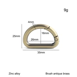 10/30/100PCS Bone Shape Open Metal Buckles Carabiner Clip Keyring Buckle For Key Chain Backpack Handbag Purse Strap Accessories