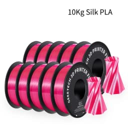 GEEETECH 10Kg 3d Silk PLA Filament 1.75mm Spool Wire For 3D Printer Material, Safety, Vacuum Packaging