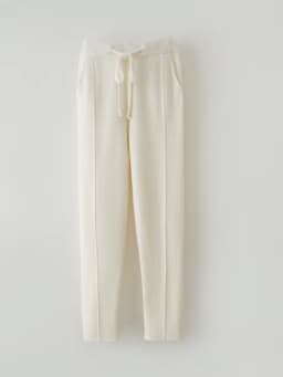 ANGEL 100% Merino Wool Women's Medium Seam Pencil Pants Autumn Winter Cashmere Knitting Pants Simple Style Soft Warm Trousers