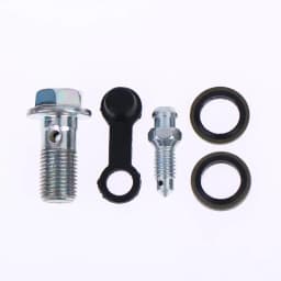 1Set Motorcycle Accessories Brake Bleed Screw Banjo Bolt M10*1.25mm /1.0mm Air Release Brake Caliper Cylinder Screw