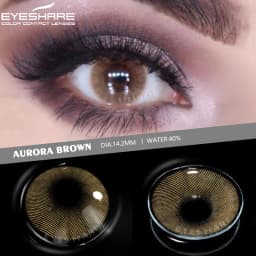 EYESHARE 1 Pair Aurora Europe Colored Contact Lens Yearly Use Cosmetic Colored Contacts Lenses for Eyes Beauty Contact Lenses