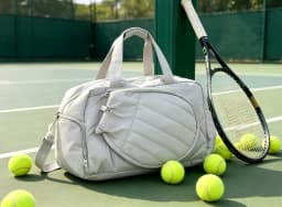 Tennis Bag Large Capacity Racket Tote With Separate Shoe Storage Bottle Pocket For Pickleball Gym Sports Weekend Travel Women