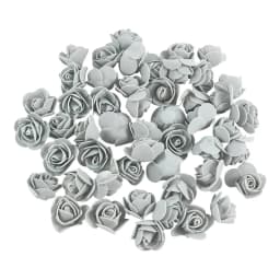 200/100pcs 3cm Foam Teedy Bear Rose Artificial Fake Flower Heads For Home Decor Wedding Birthday Christmas Party DIY Wreath Gift