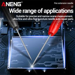 2/4/6pcs Insulation Piercing Needle Pin Non Destructive Multimeter Test Probe 10A 600V for 2/4mm Test Lead Multimeter Test Probe