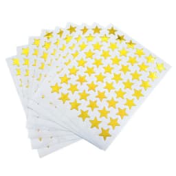 10 Pieces/bag Children's Cartoon Pattern Mini Kindergarten Reward Sticker Teacher Praise Label Reward Five-star Gold Sticker
