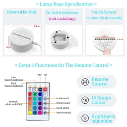 Cute 3D Cat Night Light Kids LED Cat Lamp Lovely USB Acrylic Novelty Table Nightlight for Children Gift Bedroom Room Decor Light