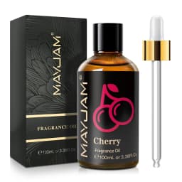 MAYJAM 100ml Fragrance Oil Coconut & Vanilla White Musk Sea Breeze Baby Powder Dragons Blood Sweet Tobacco Freesia for Aromatherapy Diffuser Humidifier Burner, Strawberry Watermelon Cherry Coconut Cranberry Fruit Essential Oil Making Candle Aromatic Spray
