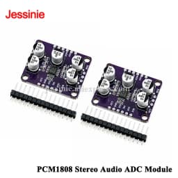5pcs/1pc PCM1808 Stereo Audio ADC Module 24Bit Single-Ended Analog Input I2S Output Decoder Board For DSP STM32 ESP32 Audio