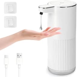 Automatic Soap Dispenser For Bathroom Accessories Automatic Foam Liquid Soap Dispenser 360ML TYPE-C White 4 Level Soap