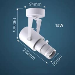 Theater Stage Zoom Spotlights, LED Focus Logo Projector Track Lights,Industrial Gobo Lights for Company Restaurant Store Wedding
