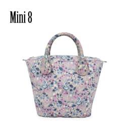 TANQU Short Long Round Flora Canvas Fabric Handle with Insert Lining for Obag Classic Mini O Bag Women's Bags Shoulder Handbag