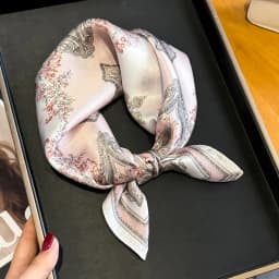 100% Real Silk Scarf Women Square Neck Tie Wrist Shawls Wraps for Ladies Foulard Scarves Pashmina Female Hijab Bandana Bufanda