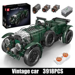Mould King 13191 Technical Car Building Block The Remote Control Blower Vintage Car Set Assembly Brick Toys Kids Christmas Gift