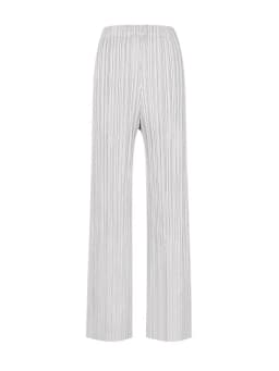 Spring Summer Autumn Women's Casual Elegant Miyake Designer Classical Loose Straight Pleated Pants High Waist Trousers In Stock