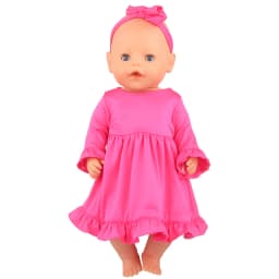 Toy Accessories New 5colour Solid color skirt for American Girl Doll Clothes 18-inch Doll , Cute Girl Gift(only sell clothes)