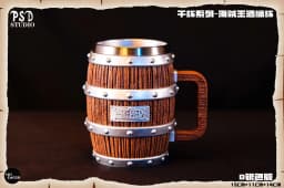One Piece Barrel Mug Anime Merch Goods Handmade Cup With 304 Stainless Steel Liner Collectible Drinkware Gift For Anime Fans Com