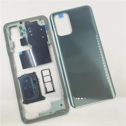 Full Housing for Xiaomi Redmi Note 10 M2101K7AG /Note 10s M2101K7BG Back Cover+Middle Frame+Side Key+Camera Glass Lens+Sim Tray