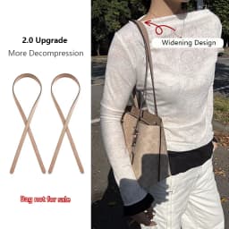 Adjustable Bag Strap For Coach Mollie25 Tote Bag Leather Shoulder Strap Durable Bag Belt Underarm Bag Replacement Accessories