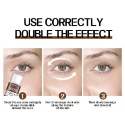 Natural caffeine powerful moisturizing and firming eye cream 20g, used for puffiness and dark circles. After use, it lifts the eye area, reducing wrinkles and signs of aging, and lightens the appearance of sagging skin