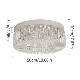 Modern Ceiling Lamp Crystal Led Chandelier Bedroom Lustre Fixture Pendant Light Home Decor K9 Luxury Hanging Luminaire Plafonier
