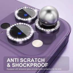 Glitter Diamond Camera Lens Protector Cover for iPhone 17 Air 16 E 16E 16Pro 15 14 Pro Max Plus 13 12 Mini 11 14Pro 13Pro