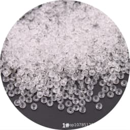 5g 1.5-4mm Transparent Cezch Silver Line Glass Beads 15/0 12/0 8/0 Spacer Seed Beads for Jewelry Making DIY Sewing Accessories