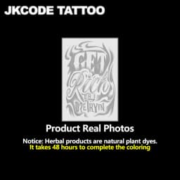 Semi-Permanent Tattoo | Lucky Totems, Graffiti Patterns, Get-Rich-Quick Hip-Hop Style Tattoos, Neck Tattoos | Unisex Waterproof Body Paint, Realistic Temporary Tattoos, Plant Motifs, Finger Tattoos, Magic Tattoos, Lasts for 1-2 Weeks.