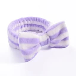 Stripe Polka Dots Leopard Coral Fleece Soft Headband Cross Top Knot Hairband Women Girls Wash Face Spa Headwear Hair Accessories