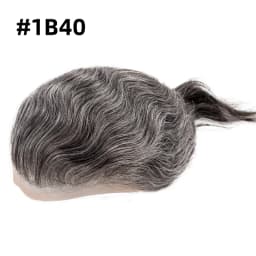 Male Hair Prosthesis Mono Lace PU Base Toupee Men Wig Human Hair Durable Replacement For Men System Unit Mens Wigs Hair Piece