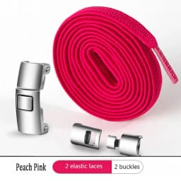 Interlock Buckle Elastic Shoe Laces No Tie Shoelaces for Sneakers Flat Shoelace Kids Adult Elastic Laces One Size Fits All Shoes