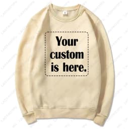 2026 Custom Sweatshirt Text Hoodies Student Casual Custom Printed Text DIY Hooded Custom Personalized Hoodie Men Clothing