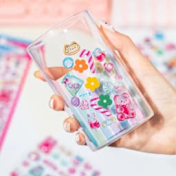 1Pc/Pack Cute 3D Sushi Candy Relief Stickers for Handmade Diy Scrapbooking Journaling Supplies
