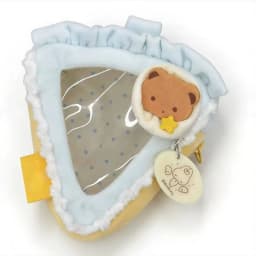 Sweet White Strawberry Cake 10cm Doll Plush Doll Doll Cute Storage Bag Handbag Girl Heart Baby Bag Pendant for Women