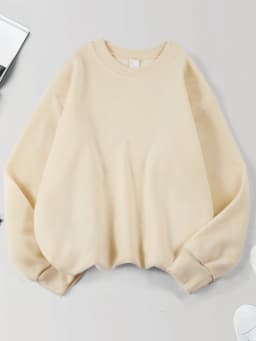 Man Solid Sweatshirts Comfortable Soft Pullovers Autumn Fleece Hoody Loose Casual Clothing Multicolor All-Match Sportswears