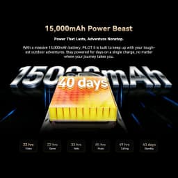 Blackview OSCAL PILOT 5 Rugged Smartphone 5G 6.67" HD+ IPS Display Mobile Phone 32GB(8GB+24GB)+256GB 15000mAh 33W Android 16 NFC