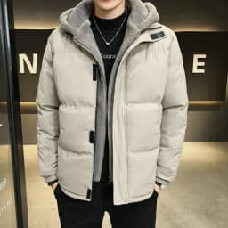 Plus Size 8XL Winter Jacket Hooded Warm Men Parkas Quality Outdoor Coat Windproof Male Cotton Clothing Zipper Solid Color Jacket