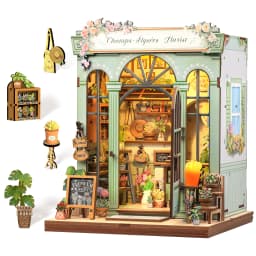 Original CUTEBEE Book Nook Kit DIY Doll House Bookshelf Insert Amazing Gift for Child Morita-Ya Japanese Style DIY Miniature Toy