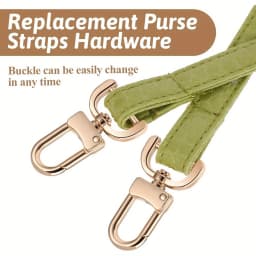 2pcs Detachable Snap Hook Swivel Clasp for Purse Bag Making, Purse Strap Hardware for Replacement Purse Keychain Hardware