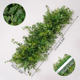 Mori Greenery Plants Leaves Flower Row Wedding Backdrop Decor Arch Floral Arrangement Window Display Banquet Event Props A8872