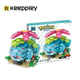 Keeppley Pokémon Series Building Blocks Bulbasaur Blastoise Venusaur Charmander Assembled Model Toys Ornaments Gifts