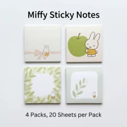 80/320 Sheets Miffy Sticky Notes Kawaii Multi-unctional Student Memo Office Message Notes High Appearance Sticker Gifts
