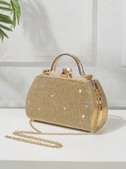1 PC Glitter Women's Evening Bags Formal Party Clutches, Elegant Sparkling Crystal Clutch Purses Bride and Bridesmaid Handbag Fo