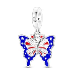 Boutique Unique 925 Sterling Silver Stars & Moon Dream Catcher Dreamy Blue Dangle Charm Fit Original Bracelet Fashion Jewelry