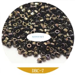 Japanese Miyuki Seed Beads Dbc11/0  Section Delica Beads 1.6mm Metallic 20 Colors 5G Pack for Jewelry Making